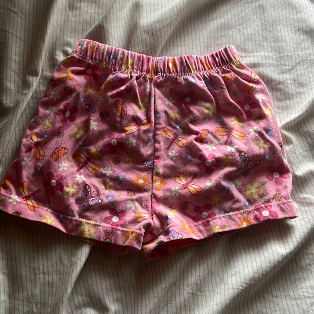 Toddler girls summer print shorts